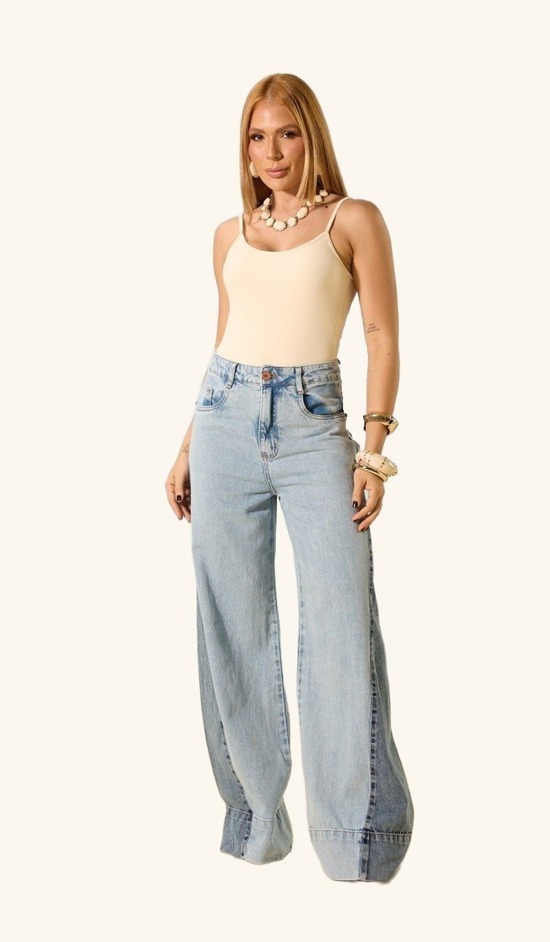 Calça Wide Duo Iris